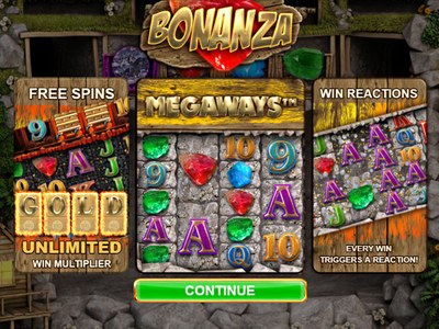 Игровой аппарат Bonanza Megaways студии Big Time Gaming