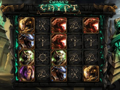 Игровой аппарат Cursed Crypt производителя Hacksaw Gaming