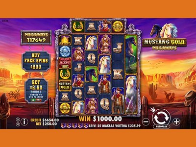 Слот Mustang Gold Megaways от Pragmatic Play