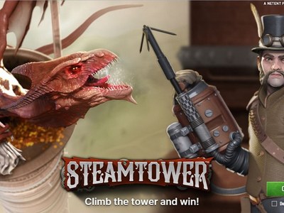 Игровой аппарат Steamtower производителя NetEnt